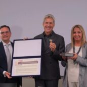Claudio Baglioni, architetto ad honorem a Verona Claudio Baglioni, architetto ad honorem a Verona