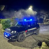 Castelfranci, incendio nel deposito di un’azienda edile