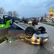 Incidente sul raccordo autostradale Avellino-Salerno: intervento dei Vigili del Fuoco di Avellino
