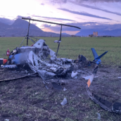 Benevento, elicottero ultraleggero precipita: un morto e un ferito grave
