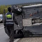 Maltempo nel Sannio, auto si ribalta sulla Fortorina: un ferito