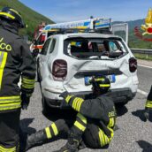 Incidente sulla Napoli-Bari a Mugnano del Cardinale: coinvolte tre auto, due feriti